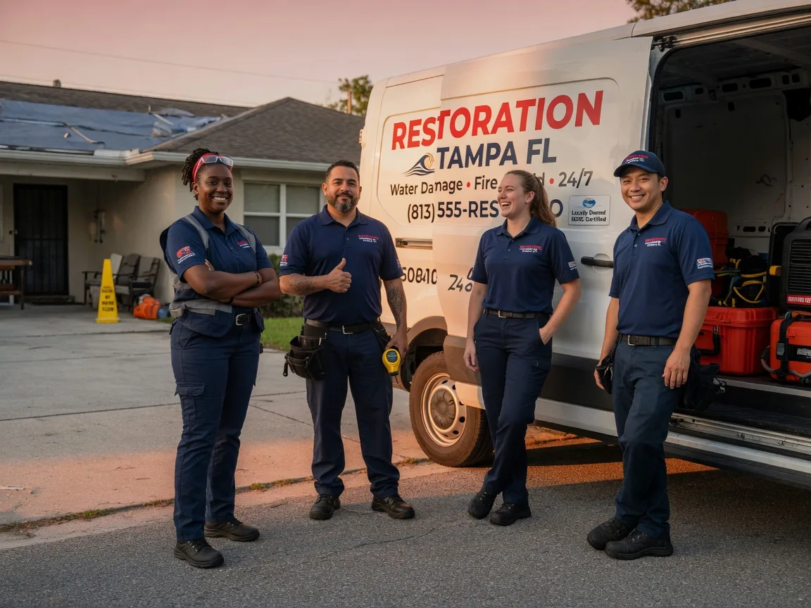 Water Damage Restoration company in Manderson, SD